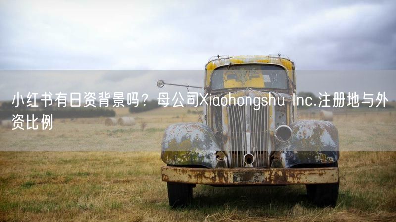 小红书有日资背景吗？母公司Xiaohongshu Inc.注册地与外资比例